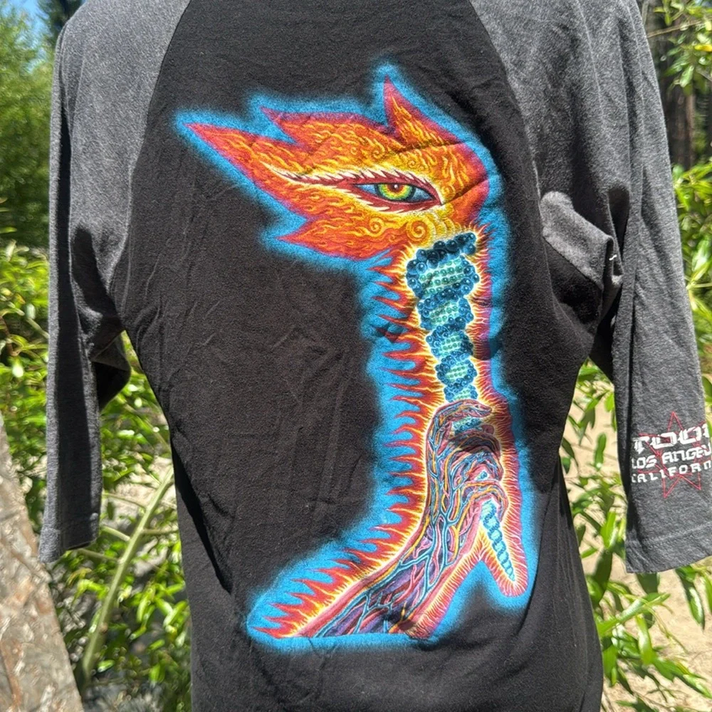 TOOL “The Torch Flaming Fear Inoculum” Tour 2022 Los Angeles 3/4 sleeve sz M - Picture 3 of 9